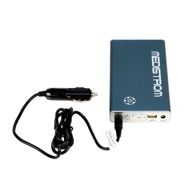 CPAP Battery Connected to Charger